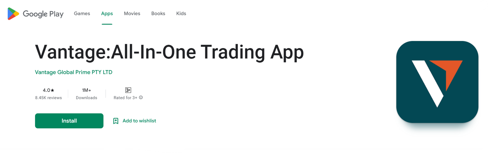 Vantage Trading App