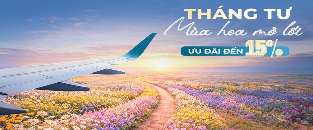 APRIL - THE SEASON OF FLOWERS - UP TO 15% OFF